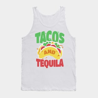 Tacos and Tequila - Cool Design For Tequila Lovers Tank Top